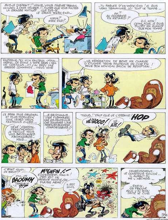 Les Aventures de Tintin Quelle est votre gag pr f r de Gaston Lagaffe