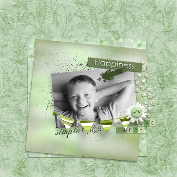 kit happiness simplette page simplette