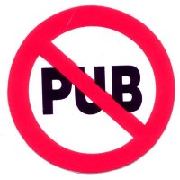 no pub!!!