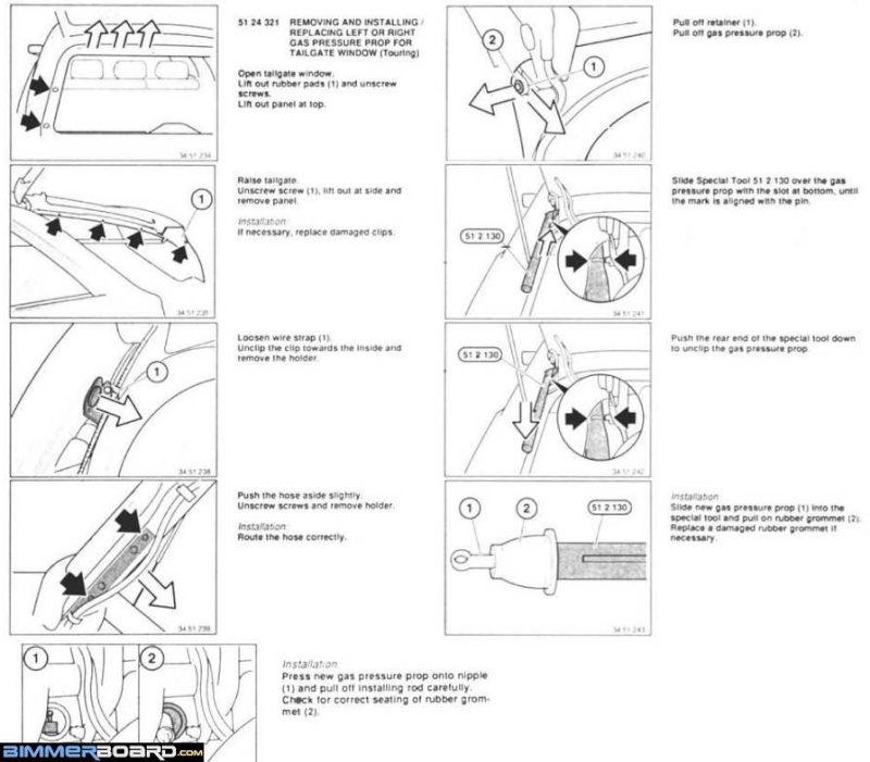 Bmw e61 tailgate wiring diagram #2