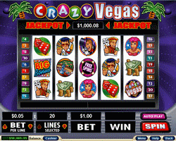 Flash game RTG Crazy Vegas